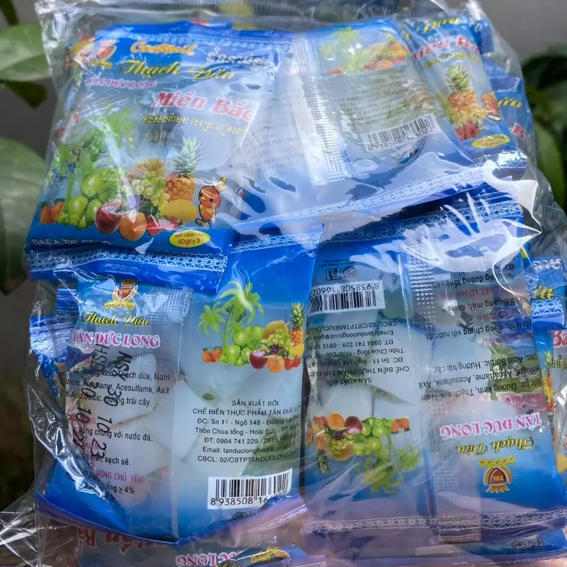 bịch 20 gói thạch dừa Miền Bắc ăn vặt cổng trường 2