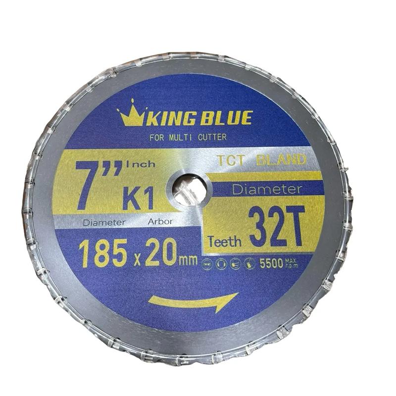 Lưỡi cắt sắt hợp kim King Blue 185mmx20x32răng