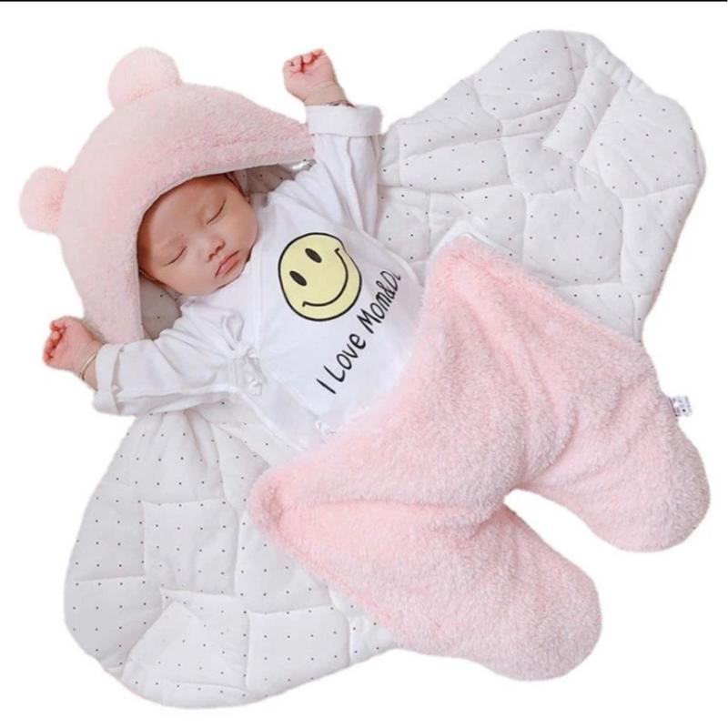 Túi ủ lông cừu cho bé sơ sinh hình gấu đễ thương và tiện lợi cho cả bé trai và bé gái Voi Gối Ngủ