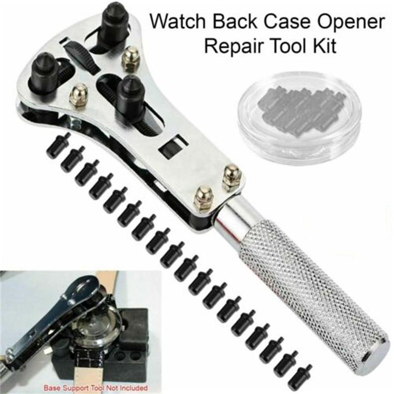 Bộ Dụng Cụ Tháo Đồng Hồ, Có Thể Điều Chỉnh, Mở Đáy, Bộ Dụng Cụ, Cờ Lê, Vít, Hộp Đóng Lưng, Dụng Cụ Sửa Đồng Hồ, Thích Hợp Để Sửa Chữa Đồng Hồ