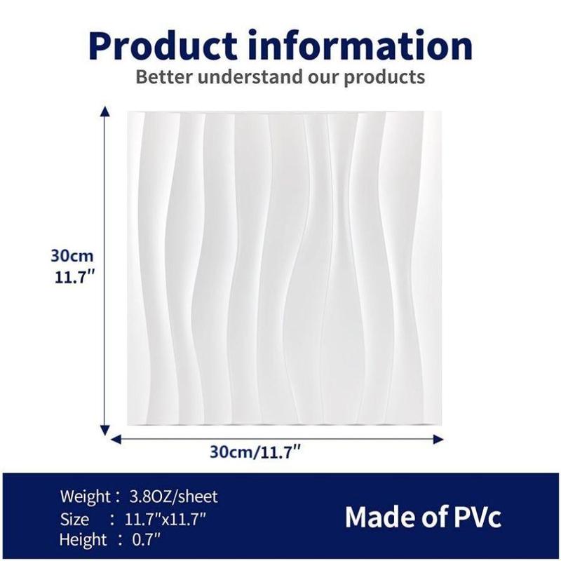 Product Introduction of 3D Wall Panel for Room Decor, PVC Waterproof Moisture-Proof Wall Panels for Indoor Wall Decor Decoration, Home Decor Supplies (without Glue & Tape) 28