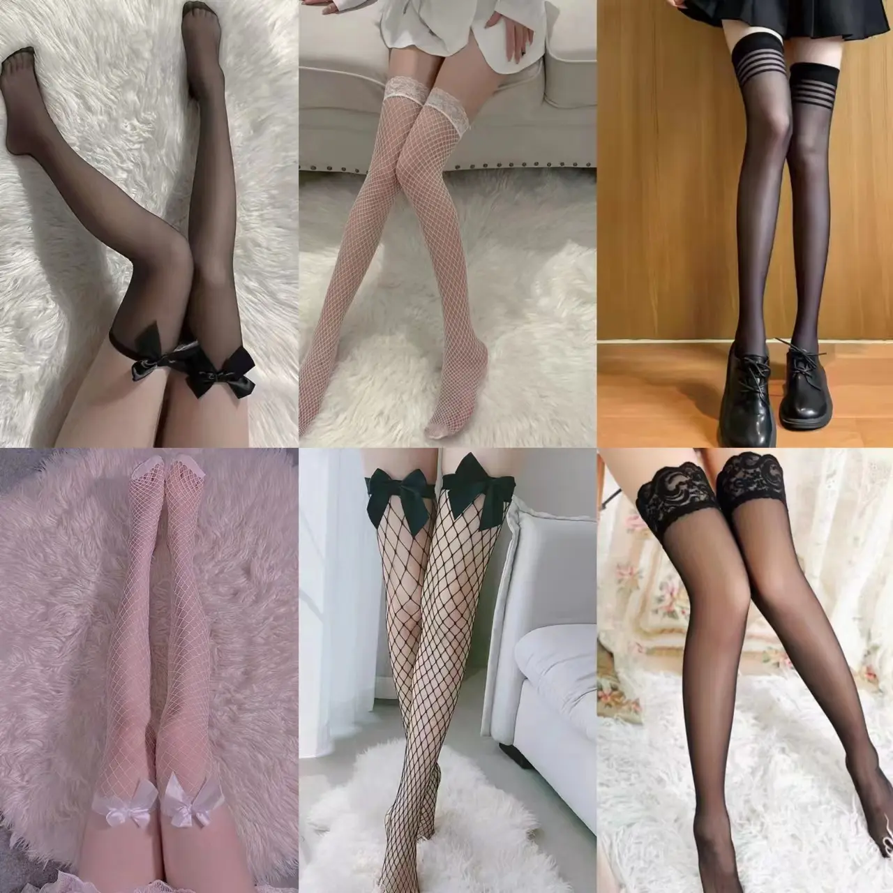 ถุงน่อง sexy ขาเรียว หลากหลายสไตล์ให้เลือก ราคาถูก จัดส่งที่รวดเร็ว ผู้หญิง เสื้อผ้า Clothing