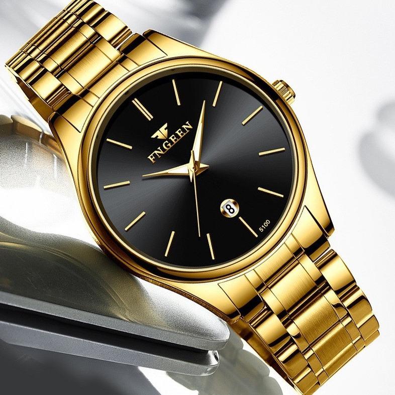Đồng hồ nam FNGEEN F23 mẫu mới 2024 thanh lịch quý phái ,chống nước 3ATM có dạ quang 2 kim lớn TẶNG DỤNG CẮT DÂY PIN ĐỒNG HỒ DỰ PHÒNG HỘP ĐỒNG HỒ số lượng quà tặng giới hạn