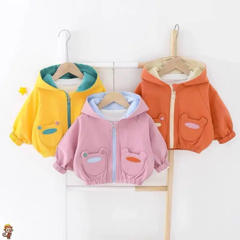 [ xả kho ]áo khoác gió lót nỉ cao cấp siêu yêu cho bé 1-5 tuổi . Chống nước sư tử Jacket