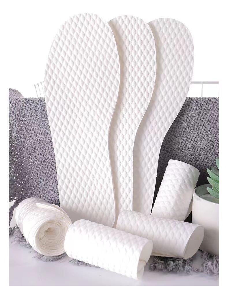 Product Introduction of Disposable Insoles No Wash Breathable Hygienic Wood Pulp Insoles Men Sweat Absorbing Deodorant Insoles Customizable Summer Insoles 0