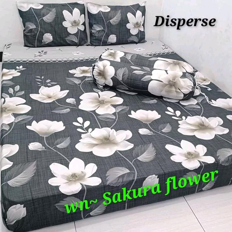 SPREI HOMEMADE DEWASA MOTIF FLOWER Karet King Sarung Sprai kuromi cinnamoroll labubu 3