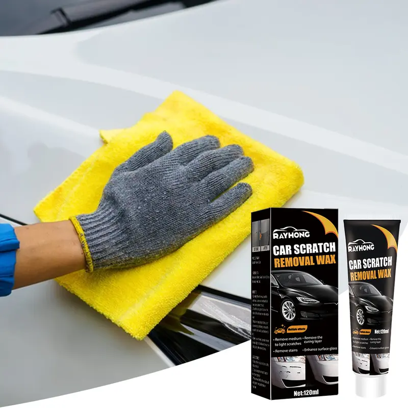 Chất Tẩy Vết Xước Xe Hơi Sáp Phục Hồi Sơn Đánh Bóng Tự Động Chống Thấm Nước 120Ml Kèm Miếng Bọt Biển 1