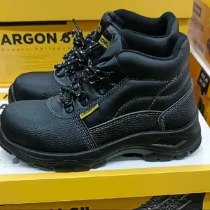 krisbow NEW sepatu safety ARGON 6INCH HITAM // safety shoes ARGON 6INCH BLACK antiselip dasar - size 38