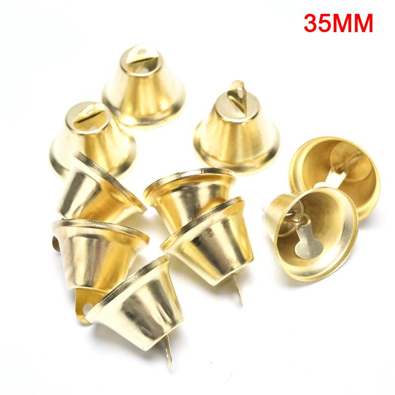 Product Introduction of 10Pcs Small Jingle Bells  Bells Christmas Tree Party Decoration DIY Craft 30