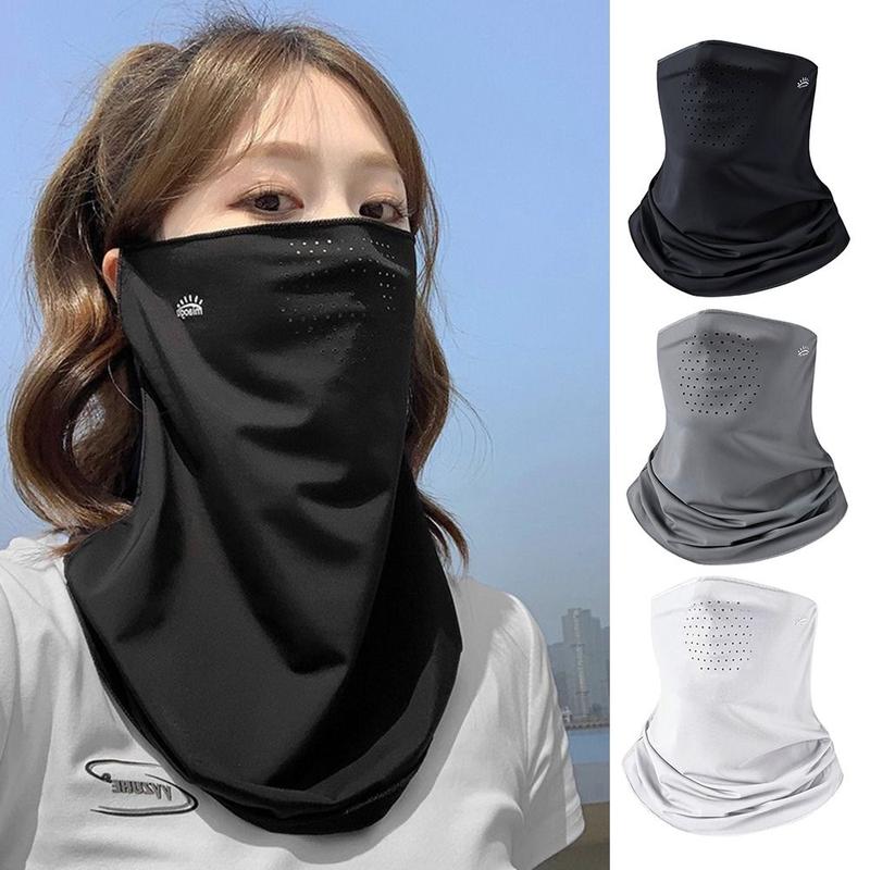 Sun Mask Colour In New Breathable Ice Silk Sunscreen Masks Sun/UV Protection Sunproof ...