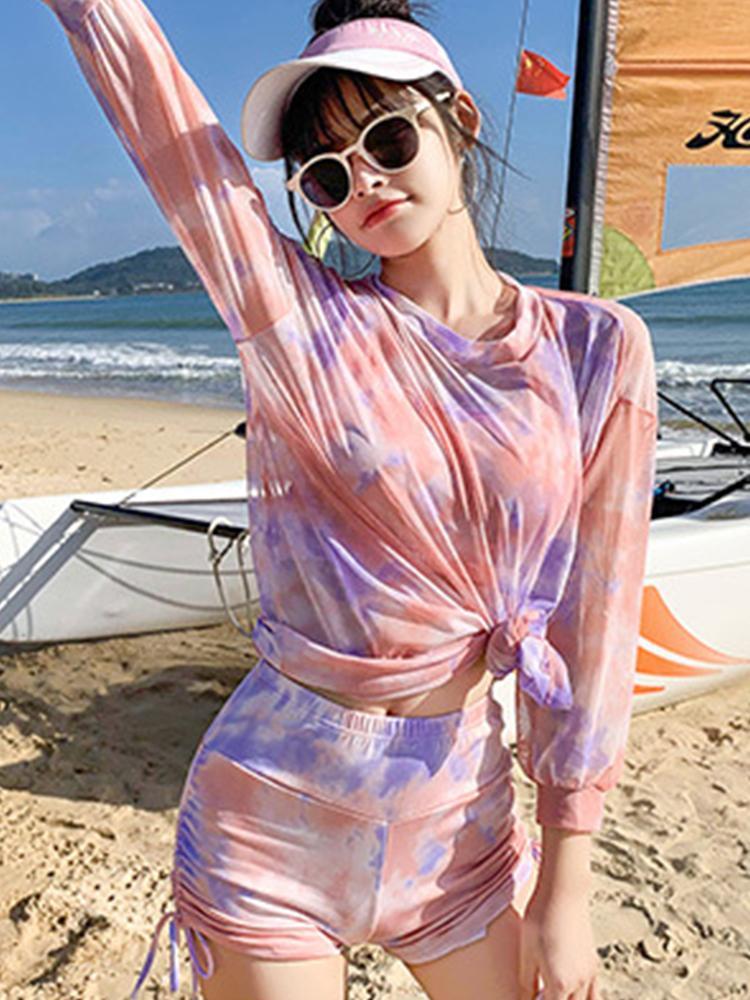Product Introduction of Bikini Three Piece Women'S Tie-Dye Swimsuit Fashion Beach Swimsuit 20