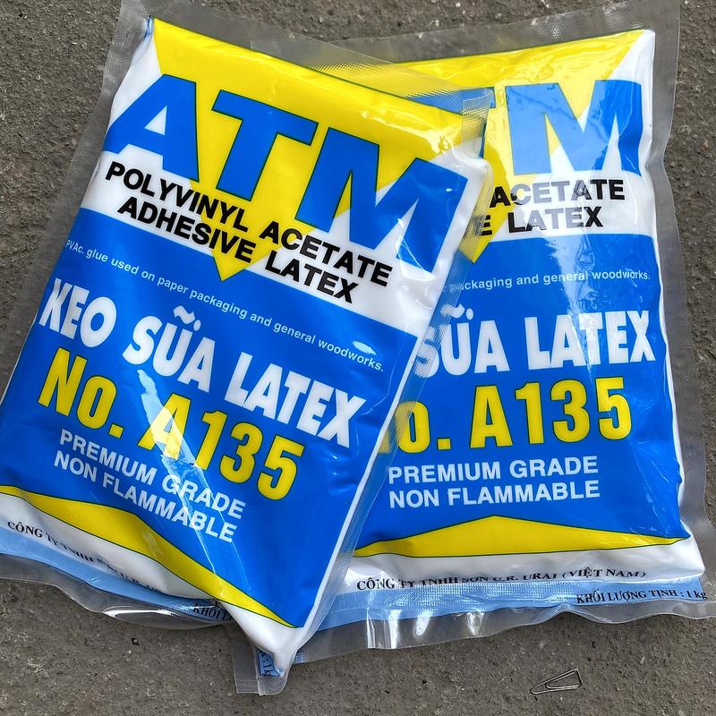  Túi 1kg Keo sữa ATM dán gỗ ván giấy simili tường 