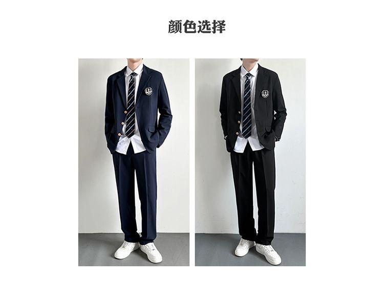 Product Introduction of Trendy Japanese Schoolboy Blazer Set - Stylish DK Uniform Suit for Men, Vintage Campus Style Jacket & Pants (1855+ Reviews) 2