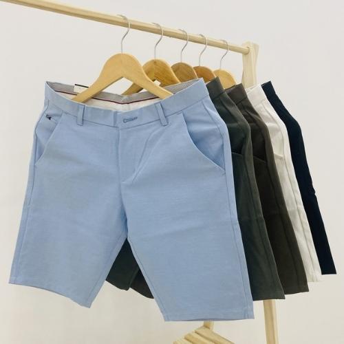 Quần Short Nam Tây Âu chất vải chéo bền đẹp,Co Giản Mền Mại-Xưởng May Tấn Nguyễn