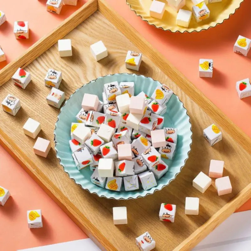 100g Kẹo viên phô mai cheese cube - bánh kẹo ăn vặt ngon Snack Candy Food Thức Ăn Viên Kẹo 1