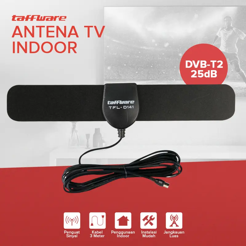 ANTENA TV INDOOR SET TOP BOX & TV difgital 0
