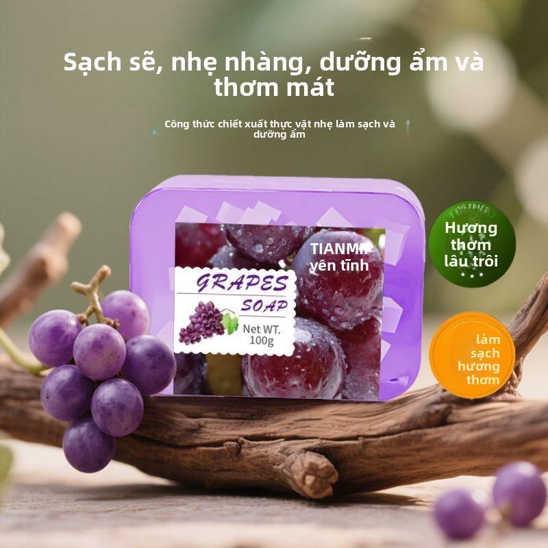 Xà Phòng Thơm Xà Phòng Pudding Nho Có Hương Trái Cây Thích Hợp Để Tắm Giặt Là Và Rửa Tay Tinh Dầu Thơm Làm Sạch Sâu Nhẹ Nhàng Và Dưỡng Ẩm xà bông khô Xà Phòng Hỗ Xà Bông Thơm