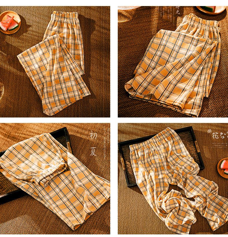 Product Introduction of Quần Kẻ Sọc, Quần Nữ Mùa Hè, Mỏng, Cạp Cao, Dáng Rộng Thẳng, Thường Ngày, Dáng Ôm, Ống Rộng, Hàng Mới Về 2024 17