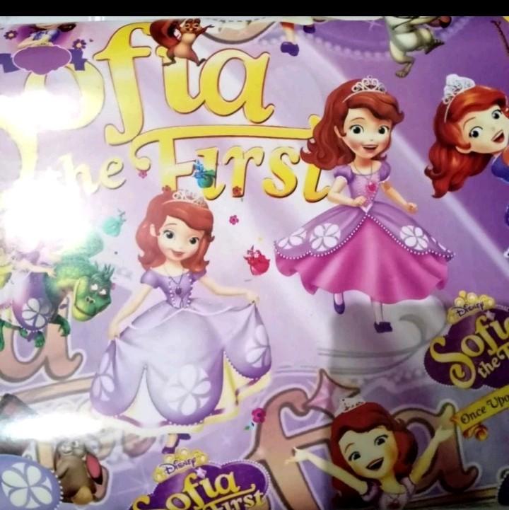 kertas kado mini mouse hello kitty kudapony tayo frozen sofia princess winnie the pooh barbie 7