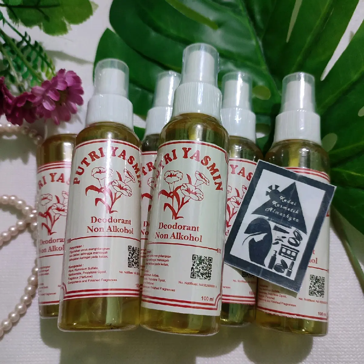 (Order 6 botol @19.500) Tawas Cair Putri Yasmin / Deodorant Spray / Tawas Cair