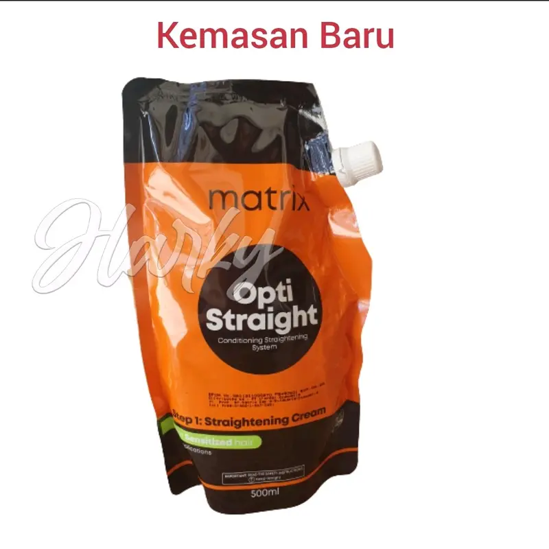 MATRIX OPTI STRAIGHT 500 ml optistraight obat smoothing rambut Step 1 / Step 2 - Tiap Varian Terpisah Meluruskan 3