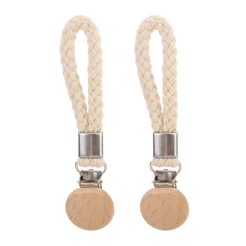 Product Introduction of Beige Corn Grain (6pcs/2PCS) Multifunctional Household Bathroom Storage Clip, Cotton Textile Rope Towel Clip 16