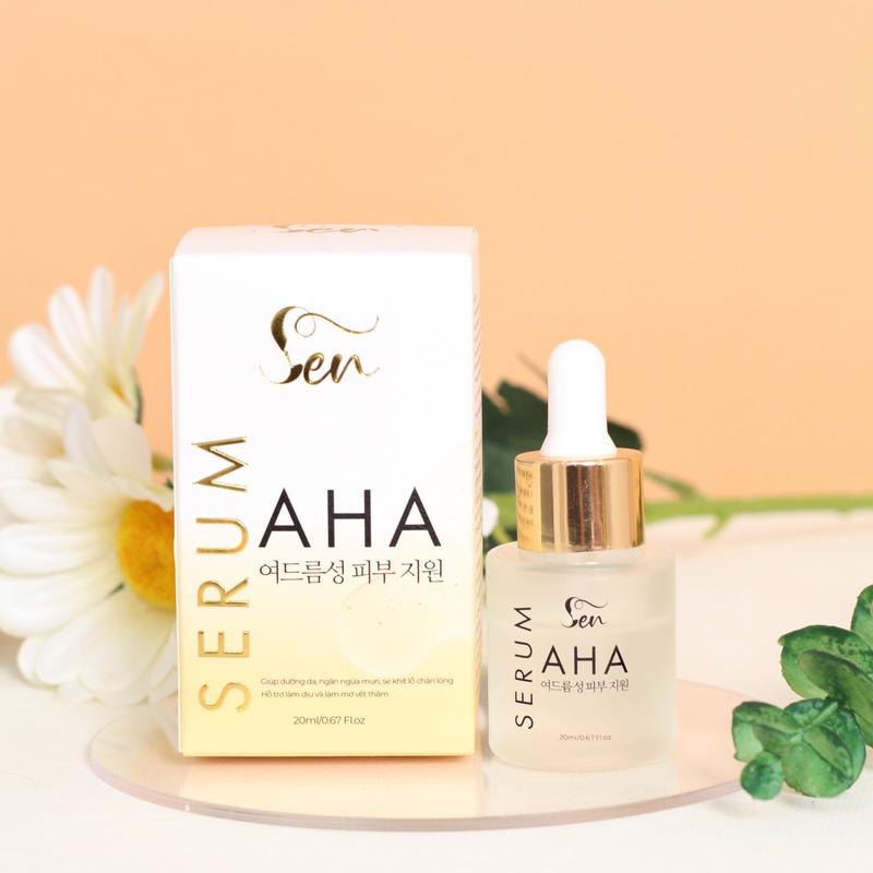 Peel da AHA căng bóng, không bong tróc 20ml - Mỹ Phẩm Sen Skincare Nữ Women