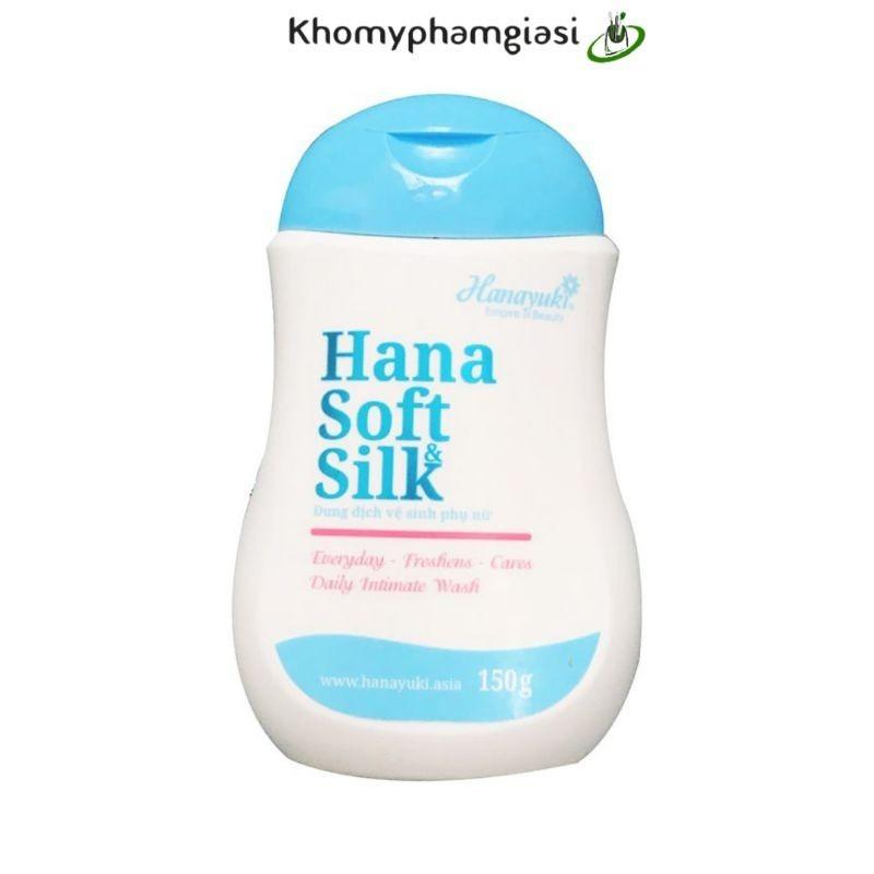 [Giá Sỉ]Dung Dịch Vệ Sinh Phụ Nữ, Nước Rửa  Phụ Khoa Hana Soft Silk 150g 1