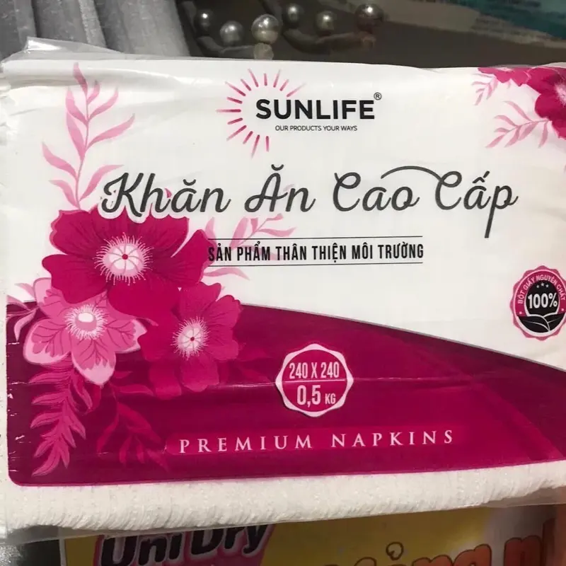 Khăn giấy ăn cao cấp SUNLIFE 0,5kg ( sản phẩm thân thiện với môi trường)