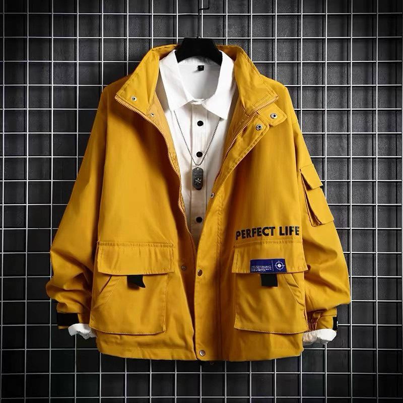 ÁO KHOÁC NAM ÁO KHOÁC KAKI TÚI HỘP ( KHÔNG KÈM ÁO SƠ MI ) PHONG CÁCH Kem Jacket Menswear