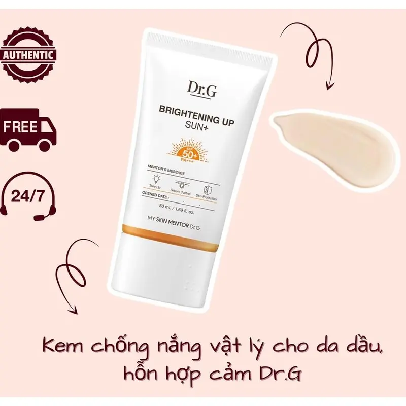 Kem chống nắng Dr.G SPF50+PA++++ 50ml - HASOCHI 3