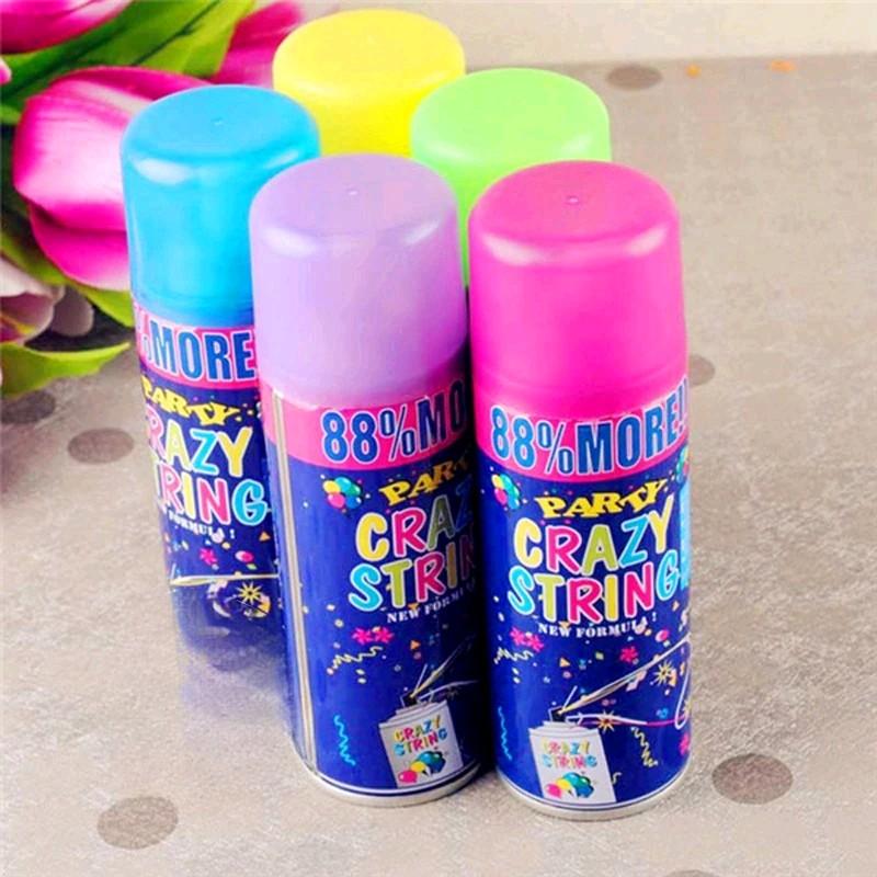 Crazy string / Semprotan pesta / Sovenir Ulang tahun - Shop | Tokopedia