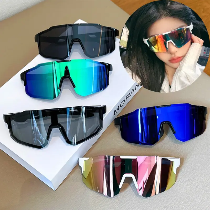 Kính Râm Gọng Lớn, Thích Hợp Để Đạp Xe, Chống Nắng, Leo Núi, Trượt Tuyết, Chống Gió, Chống Tia Cực Tím, Kính Mắt, Kính Chống Nắng 0