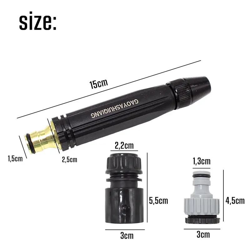 Water Jet Spray Semprotan Air Tembak dengan 3 Mode SLT-286 Car 0