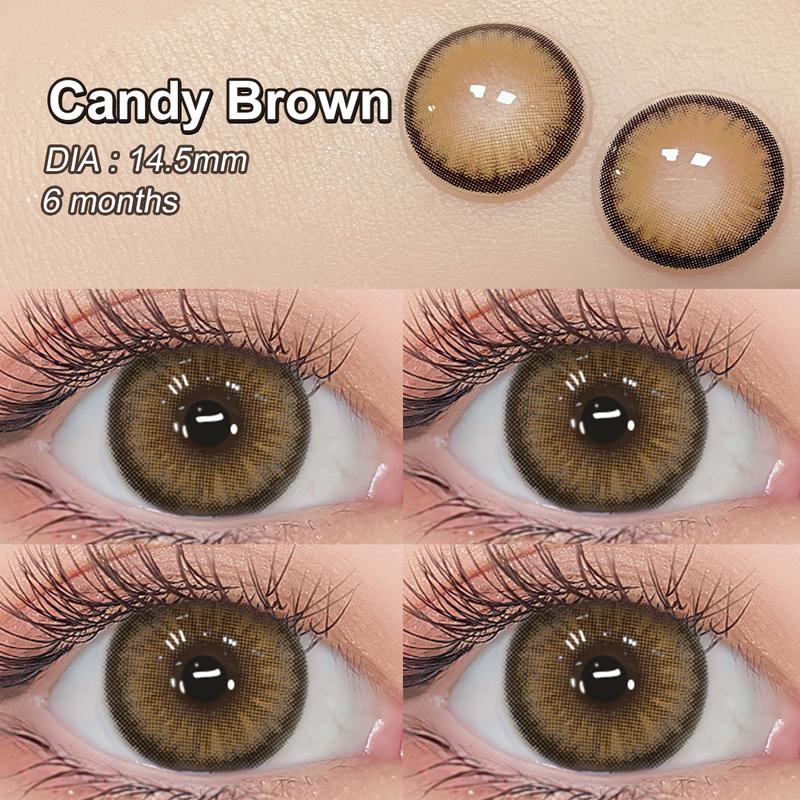 Product Introduction of 【Mua 1 Tặng 2】 Magister Kính Áp Tròng 2 chiếc DIAMOND N Độ Cận 0~6.00 Candy Brown/Allure Gray  Kính Áp Tròng Đường kính lớn DIA 14.5mm 6 Tháng Hàng Ngày Lens Mắt Màu 0