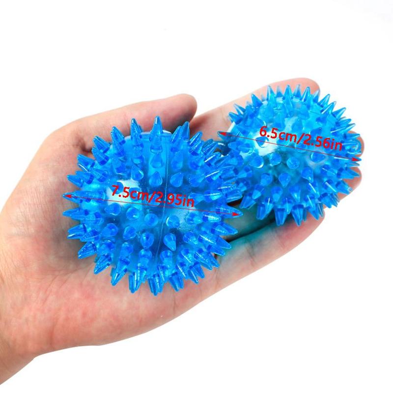 Squeaky Dog Toy Ball, 5 Counts/set Colorful Dog Chew Toy Ball, Interactive Dog Toy Ball, Pet Chew Toy Ball, Indoor and Outdoor Fun Toy Ball for Dogs, Christmas Gift 1
