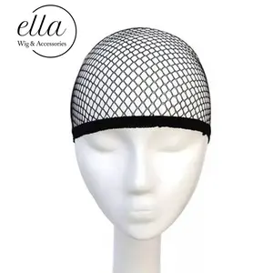 Hairnet Wig Cap Jaring Elastis 2 Varian Warna HJ2W Hitam