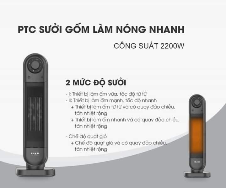 Product Introduction of Máy sưởi gốm Kidosu KD-MS69 3