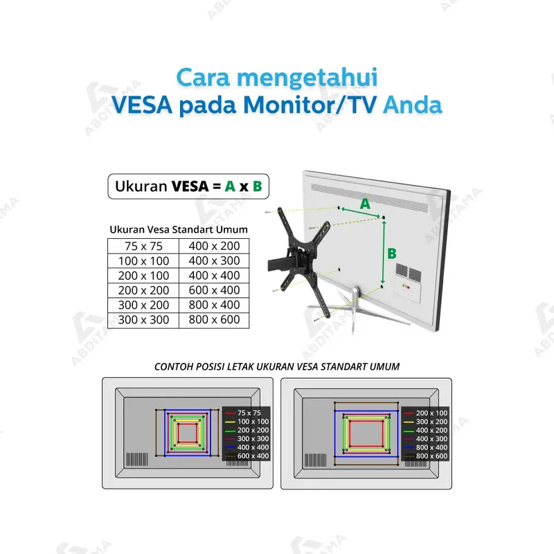 BRACKET TV LED LCD MONITOR 23"-55" OXIMUS AQUILA 4450 WALL MOUNT TILT 4