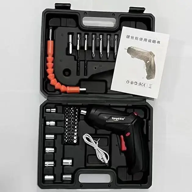 Cordless Screwdriver mesin bor cordless mini 47pcs 4.2 v tanpa kabel
