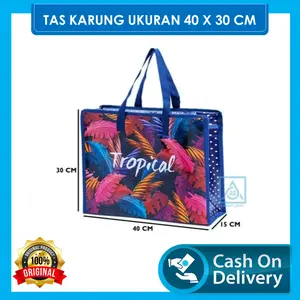 TAS KARUNG RANDOM MOTIF DAN WARNA UKURAN 40x30 CM TAS BAJU TAS MUKENA TAS SERBA GUNA
