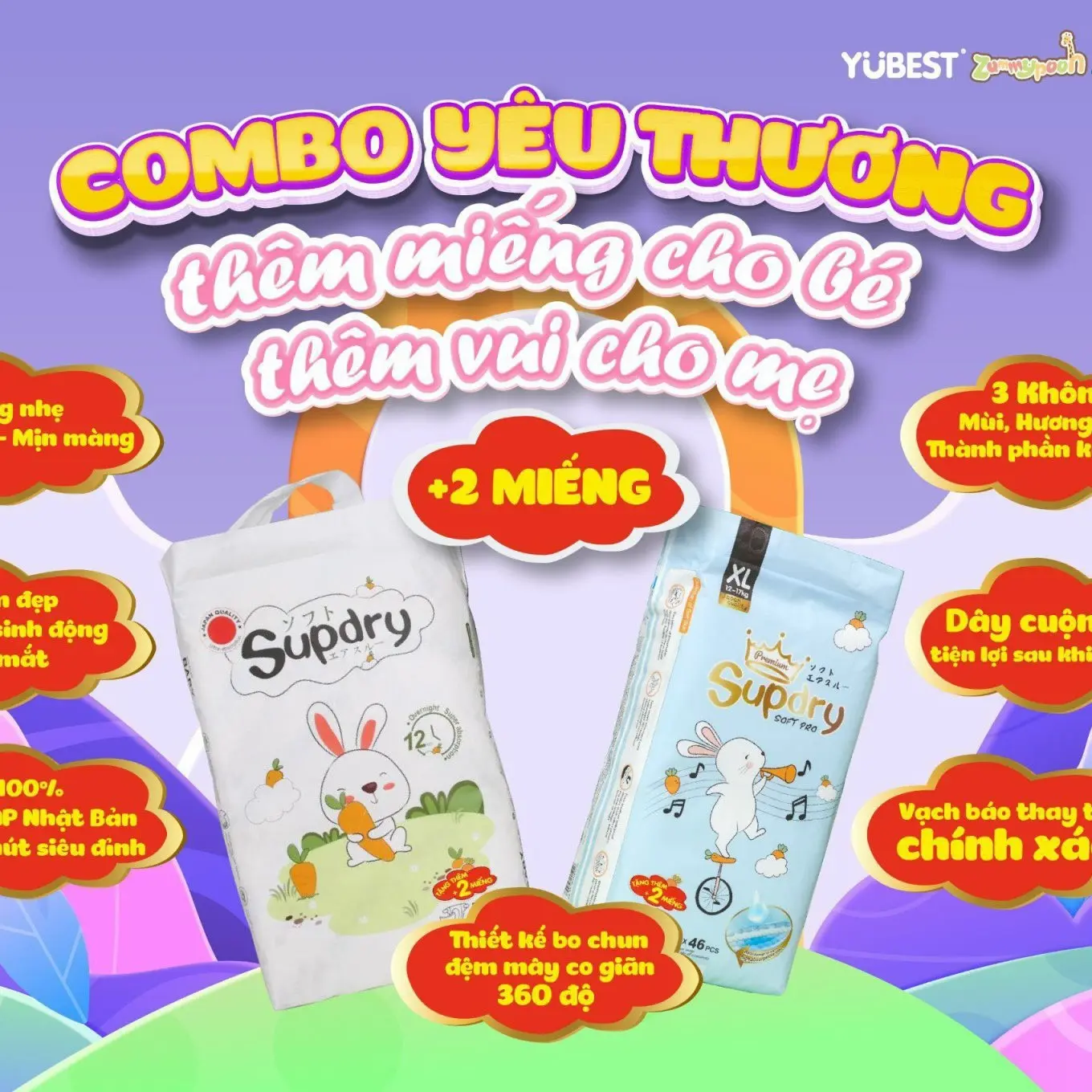 (combo 2b) (tặng đồ chơi) Tã Bỉm SUPDRY trắng đủ size NB/S72/M66/L60/L58/XL52/XXL50/XXXL46/XXXXL Cho Bé Nữ Women