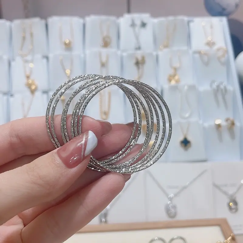 Vòng ximen cho bé chất titan không đen gỉ, không kích ứng da 0