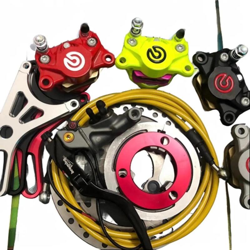 (tặng dầu)Full Combo phanh đĩa sau xe điện chuyển từ cơ sang đĩa (kèm tay phanh trái) Phụ Tùng