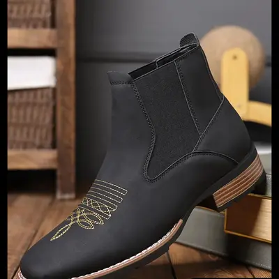 Traje c shops s botas vaqueras hombre