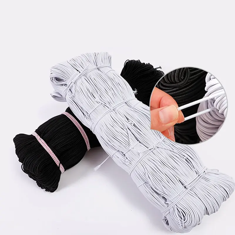 (Giá:M)dây chun tròn,thu tròn co giãn 1MM-4MM,Buộc Sổ, Xâu Vòng, Làm Dây Buộc Tóc, May Mặc, Giày, Buộc Đồ Dùng