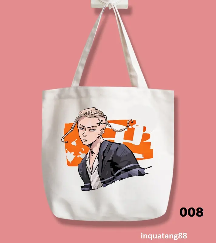 Túi vải bố tote canvas- tokyo revengers Bag Nữ 8