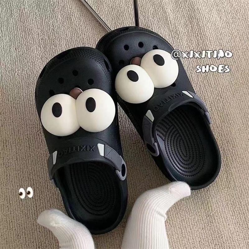 Product Introduction of Charm Giày, Thiết Kế Mắt To Dễ Thương Và Vui Nhộn, Dành Cho Crocs, Đồ Trang Trí Giày, Khóa Giày, Hoa Giày Tự Làm 8