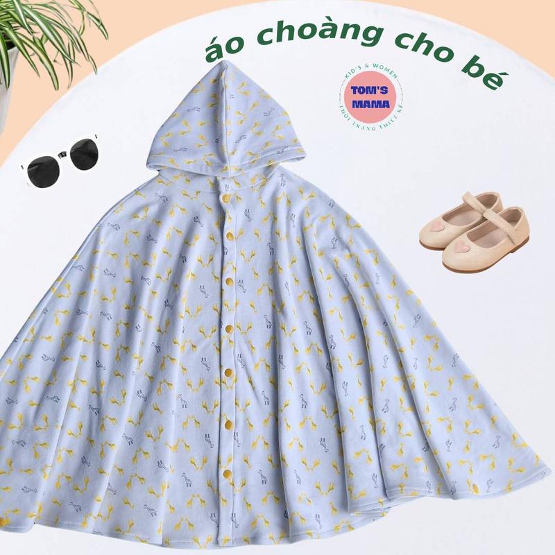 Product Introduction of Áo choàng cho bé, áo kiểu dơi form rộng từ sơ sinh đến 7 tuổi 12