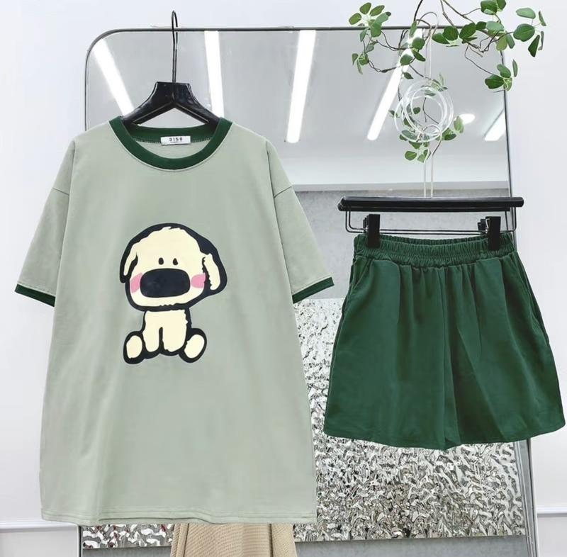 Bộ 3158 ( CÚN XINH ) chất cottong fom rộng _B 8793_chân ngắn BTQ2 Áo Quần